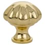 Emtek Melon 1-3/4 Inch Mushroom Cabinet Knob from the Traditional Collection Unlacquered Brass