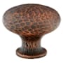 Emtek Round Dimpled 1-3/4 Inch Mushroom Cabinet Knob Oil Rubbed Bronze