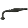 Emtek Tuscany Fluted 8 Inch Center to Center Handle Cabinet Pull from the Tuscany Bronze Collection Flat Black