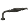 Emtek Tuscany Fluted 8 Inch Center to Center Handle Cabinet Pull from the Tuscany Bronze Collection Medium Bronze