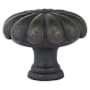Emtek Tuscany Fluted Round 1-1/4 Inch Mushroom Cabinet Knob from the Tuscany Bronze Collection Medium Bronze