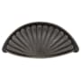 Emtek Tuscany Fluted 3 Inch Center to Center Cup Cabinet Pull from the Tuscany Bronze Collection Medium Bronze