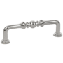 Emtek Spindle 6 Inch Center to Center Handle Cabinet Pull Polished Nickel