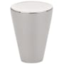 Emtek Cone 1-1/8 Inch Conical Cabinet Knob Polished Nickel