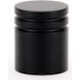 Emtek Metric 1 Inch Cylindrical Cabinet Knob from the Contemporary Collection Flat Black