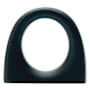 Emtek Ring 1 Inch Center to Center Finger Cabinet Pull Flat Black
