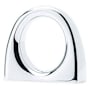 Emtek Ring 1 Inch Center to Center Finger Cabinet Pull Polished Chrome