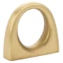 Emtek Ring 1 Inch Center to Center Finger Cabinet Pull Satin Brass