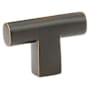 Emtek Trail 2 Inch Bar Cabinet Knob Oil Rubbed Bronze