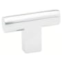 Emtek Trail 2 Inch Bar Cabinet Knob from the Contemporary Collection - 10 Pack Polished Chrome