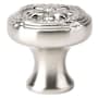 Emtek 1-1/4 Inch Mushroom Cabinet Knob from the Ribbon & Reed Collection - 10 Pack Satin Nickel