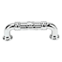 Emtek Ribbon and Reed Estate 3-1/2 Inch Center to Center Handle Cabinet Pull Polished Chrome