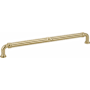 Emtek Ribbon and Reed Estate 10 Inch Center to Center Handle Cabinet Pull Unlacquered Brass