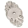 Emtek Ribbon & Reed 2.5 Inch Cabinet Knob Backplate Satin Nickel