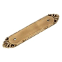 Emtek Ribbon & Reed 4 Inch Cabinet Pull Backplate French Antique