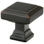 Emtek Geometric Square 1-5/8 Inch Square Cabinet Knob from the Geometric Collection - 25 Pack Oil Rubbed Bronze