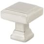 Emtek Geometric Square 1-5/8 Inch Square Cabinet Knob from the Geometric Collection - 25 Pack Satin Nickel