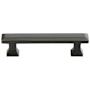 Emtek Geometric Rectangular 3-1/2 Inch Center to Center Bar Cabinet Pull from the Geometric Collection - Pack of 25 Oil Rubbed Bronze