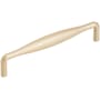 Emtek Dane 6 Inch Center to Center Handle Cabinet Pull Satin Brass