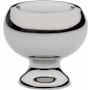 Emtek Atomic 1 Inch Mushroom Cabinet Knob Polished Nickel