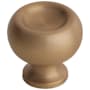 Emtek Atomic 1 Inch Mushroom Cabinet Knob Satin Brass