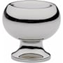 Emtek Atomic 1-1/4 Inch Mushroom Cabinet Knob Polished Nickel