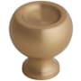 Emtek Atomic 1-1/4 Inch Mushroom Cabinet Knob Satin Brass