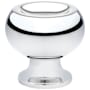 Emtek Atomic 1-5/8 Inch Mushroom Cabinet Knob from the Mid Century Modern Collection - 10 Pack Polished Chrome