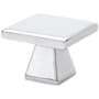 Emtek Podium 1-3/4 Inch Square Cabinet Knob from the Mid Century Modern Collection Polished Chrome