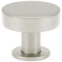 Emtek Cadet 1 Inch Mushroom Cabinet Knob from the Mid Century Modern Collection Satin Nickel