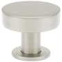 Emtek Cadet 1-1/4 Inch Mushroom Cabinet Knob from the Mid Century Modern Collection - 10 Pack Satin Nickel