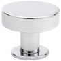 Emtek Cadet 1-1/4 Inch Mushroom Cabinet Knob from the Mid Century Modern Collection Polished Chrome