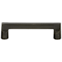 Emtek Sandcast Rail 6 Inch Center to Center Handle Cabinet Pull from the Sandcast Bronze Collection Medium Bronze