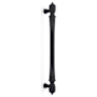 Emtek Spindle 12 Inch Center to Center Appliance Pull from the Traditional Collection Flat Black