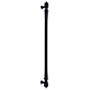 Emtek Spindle 18 Inch Center to Center Bar Cabinet Pull Flat Black