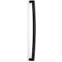 Emtek Bauhaus 18 Inch Center to Center Appliance Pull from the Mid Century Modern Collection Flat Black