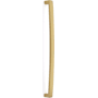 Emtek Bauhaus 18 Inch Center to Center Appliance Pull from the Mid Century Modern Collection Satin Brass