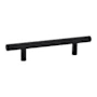 Emtek Bar 18 Inch Center to Center Appliance Pull from the Contemporary Collection Flat Black