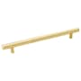 Emtek Bar 18 Inch Center to Center Appliance Pull from the Contemporary Collection Satin Brass