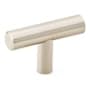 Emtek Bar 2 Inch Cabinet Knob from the Contemporary Collection - 10 Pack Satin Nickel