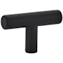 Emtek Bar 2 Inch Bar Cabinet Knob Flat Black