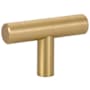 Emtek Bar 2 Inch Bar Cabinet Knob Satin Brass