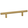 Emtek Bar 3-1/2 Inch Center to Center Bar Cabinet Pull Satin Brass