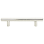 Emtek Bar 4 Inch Center to Center Cabinet Pull from the Contemporary Collection - 10 Pack Polished Nickel