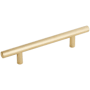 Emtek Bar 4 Inch Center to Center Bar Cabinet Pull Unlacquered Brass