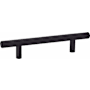 Emtek Bar 5 Inch Center to Center Cabinet Pull from the Contemporary Collection Flat Black