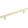 Emtek Bar 6 Inch Center to Center Bar Cabinet Pull Unlacquered Brass
