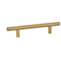 Emtek Bar 10 Inch Center to Center Cabinet Pull from the Contemporary Collection Satin Brass