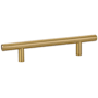 Emtek Bar 12 Inch Center to Center Cabinet Pull from the Contemporary Collection Satin Brass