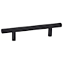 Emtek Bar 16 Inch Center to Center Cabinet Pull from the Contemporary Collection Flat Black